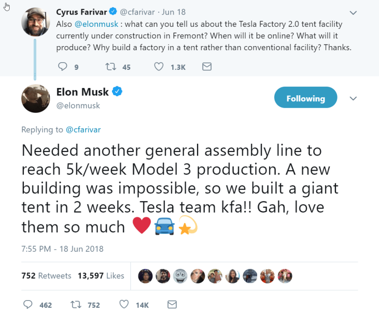 2018-08-09 16_43_56-Elon Musk on Twitter_ _Needed another general assembly line to reach 5k_week Mod